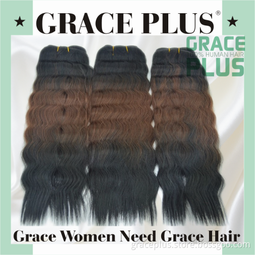 good quality unprocessed human hair 7a virgin brazilian hair cheap ombre hair extension natural wave